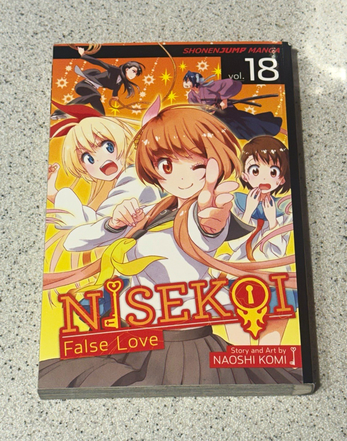 Nisekoi False Love Manga Vol 18 VIZ Media Trade tascabile inglese Naoshi Komi