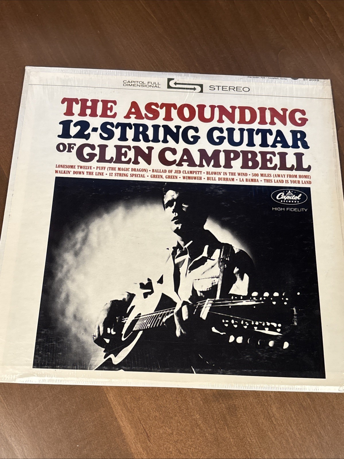 Glen Campbell The Astounding 12-String Guitar Of Vinyl LP Capitol Record ST-2023