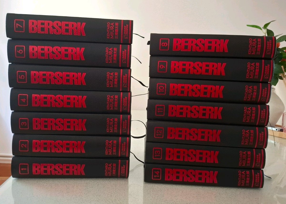Berserk Manga Deluxe Edition Volumes 1-14 Kentaro miura   English