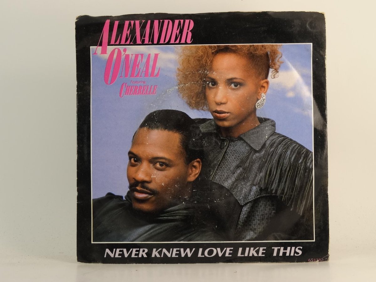 ALEXANDER O'NEAL FT CHERRELLE NEVER KNEW LOVE LIKE THIS (68) 2 Track 7" Single i
