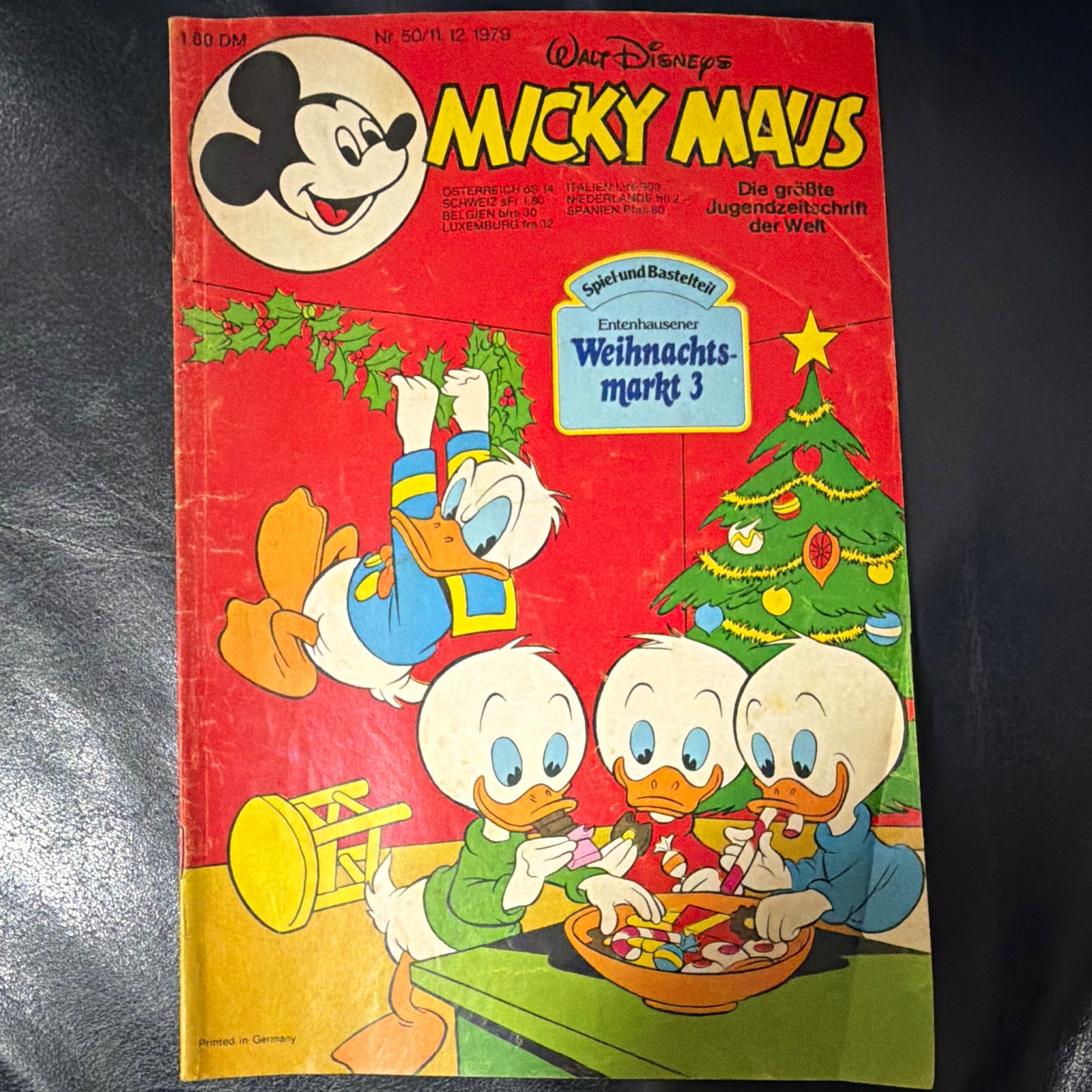 Walt Disney Topolino fumetto n.50/11 (1979) Paperino, pezzo di gioco