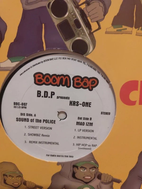 Krs One - Sound of the Police + Channel Live Mad Izm