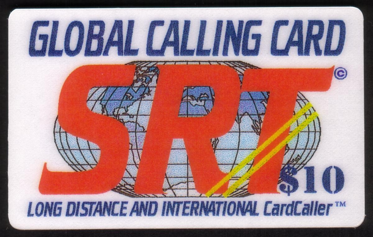 €10. Carta Telefonica SRT Global Calling Card (Scaduta/Inattiva)