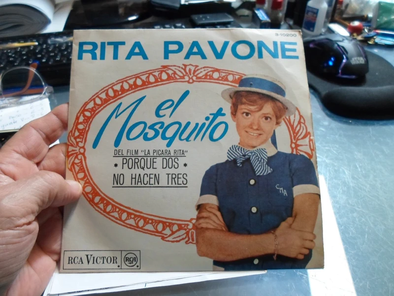Disco de vinilo single de Rita Pavone