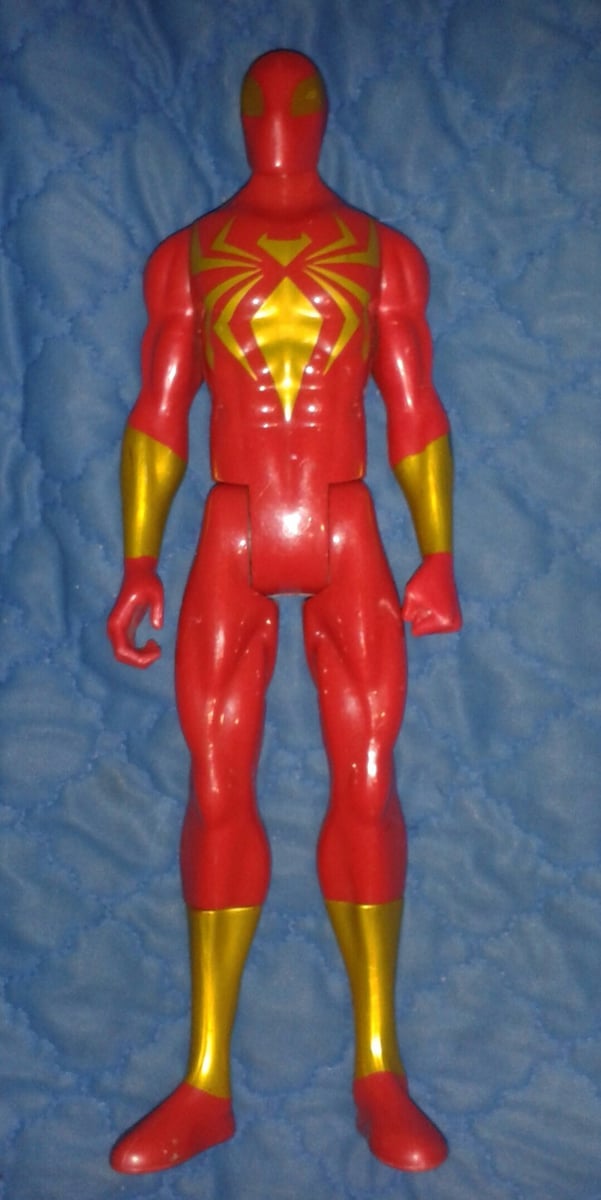 MV-1 * SPIDER-MAN (5 RED/GOLD) * 12"/30cm MARVEL SUPER HERO FIGURE COMBINED P&P