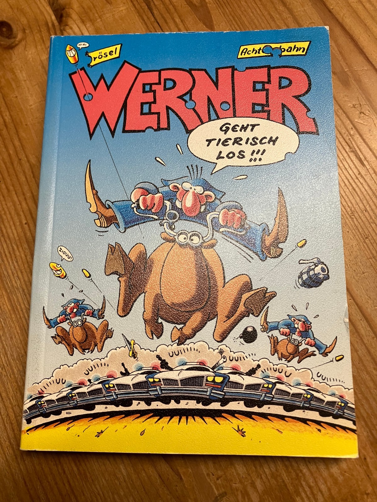 Fumetto Werner - Partite con gli animali!!! (Brösel, Montagne russe Editore 1995) 1. Ed.