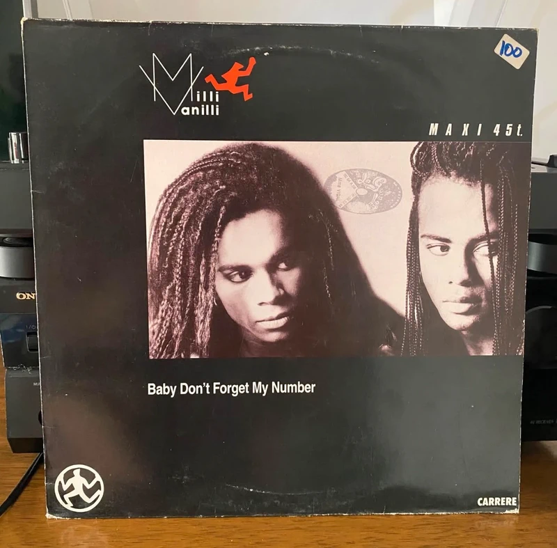 Maxi 45t Milli Vanilli - Baby Don't Forget My Number