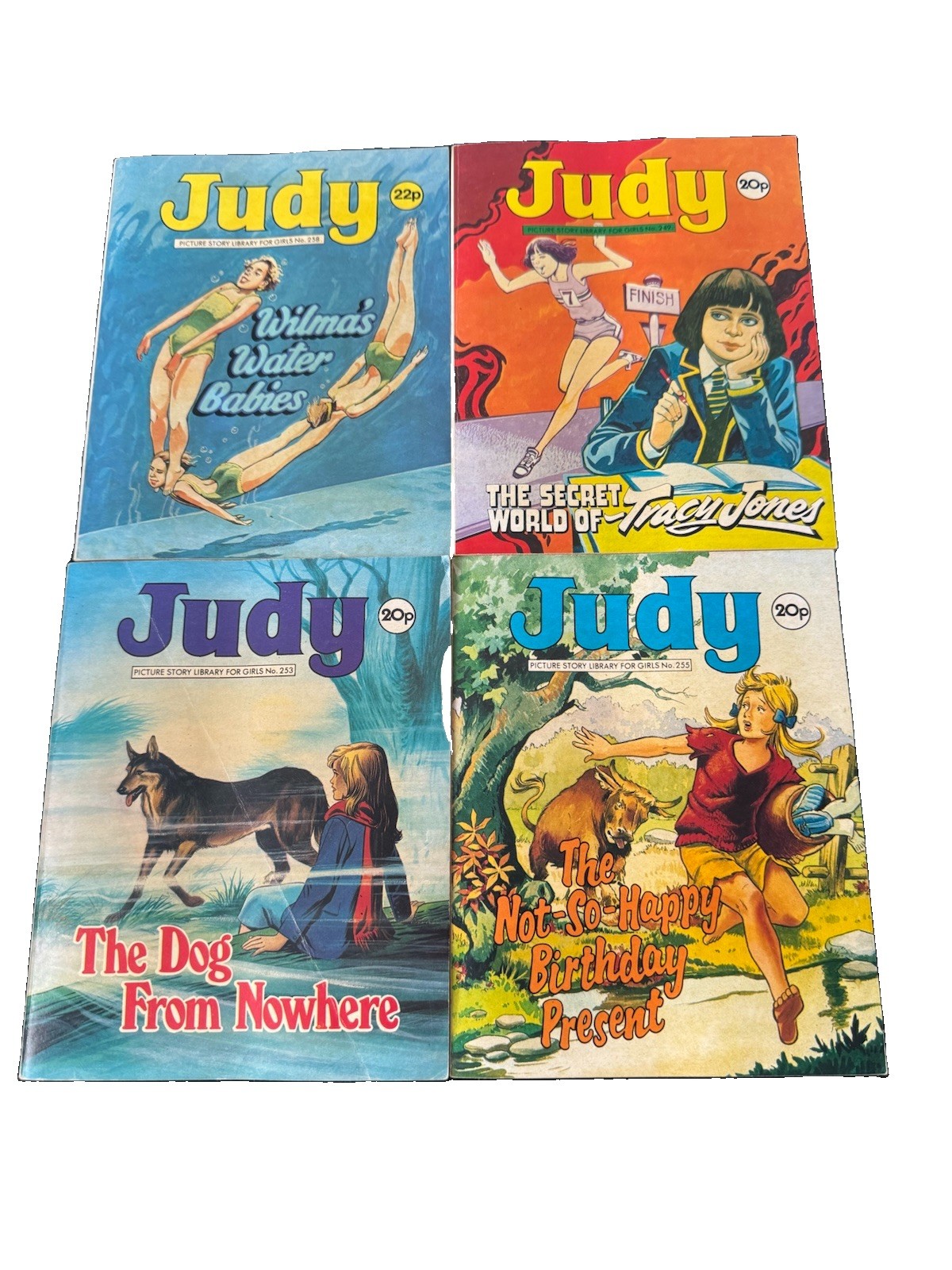 Vintage Judy Picture Story Library for Girls Comics No 253 255 258 X4 Books