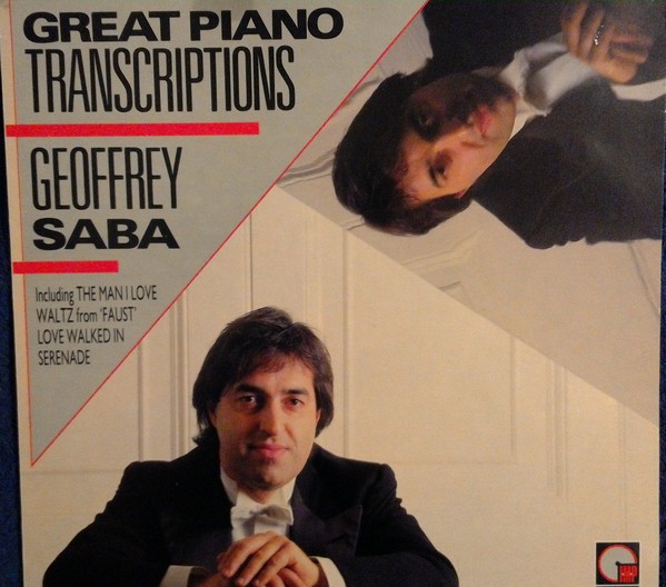 Geoffrey Saba - Great Piano Transcriptions - Used Vinyl Record - J1177z