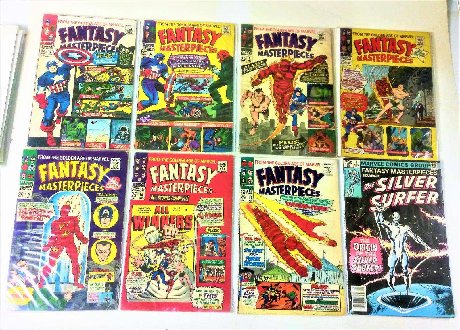 Fantasy Masterpieces Silver Surfer 1966-67&79 #5 #6 #7 #8 #9 #10 #11 + #1 Vol 2