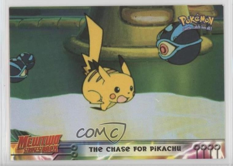 The Chase for Pikachu Rainbow Foil prima stampa (logo blu Topps) #28 1999 10cj