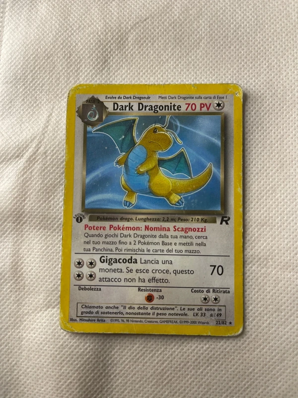 Pokemon Dark Dragonite Prima Edizione