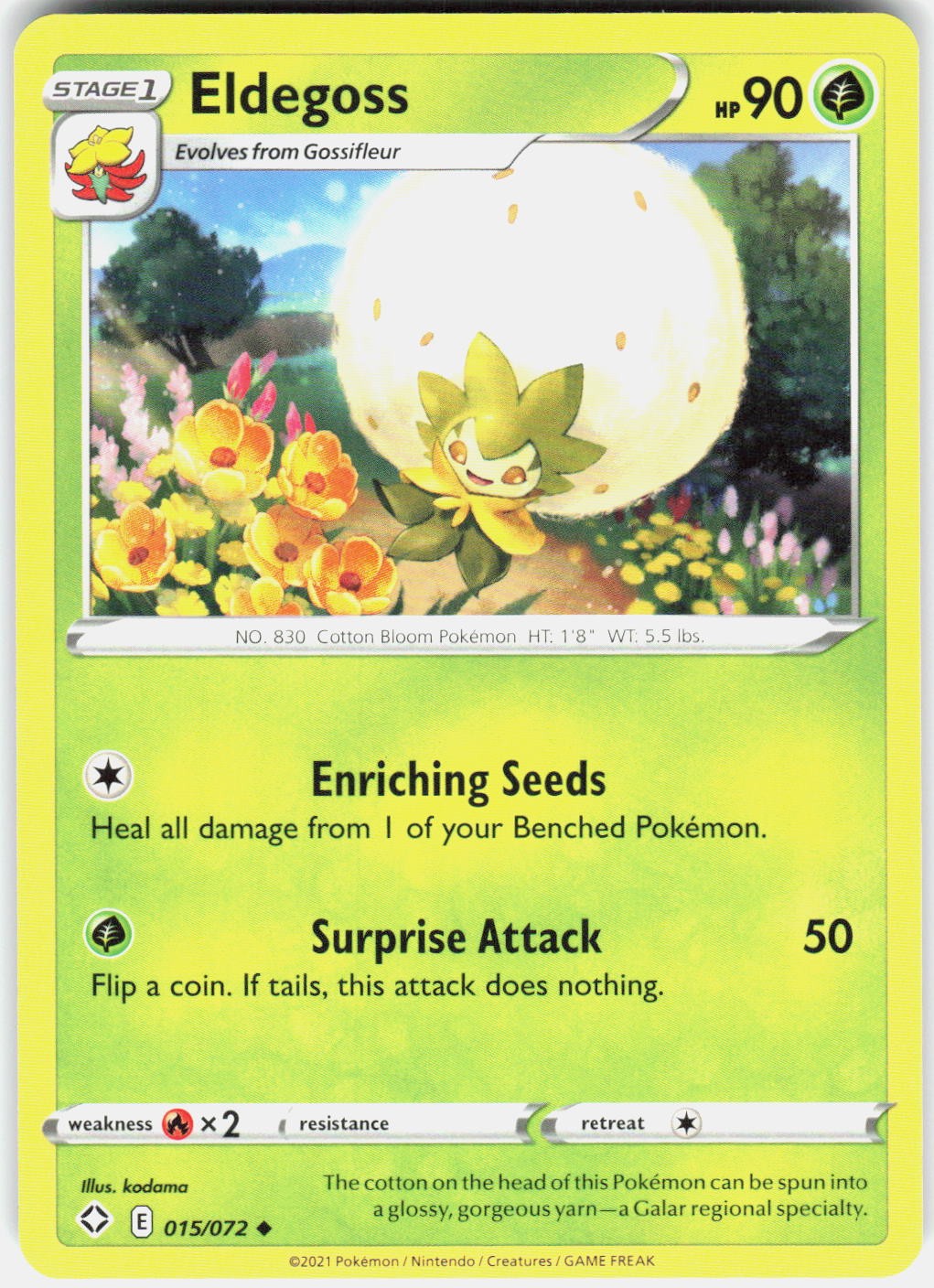 Eldegoss [SHF - 015/072]