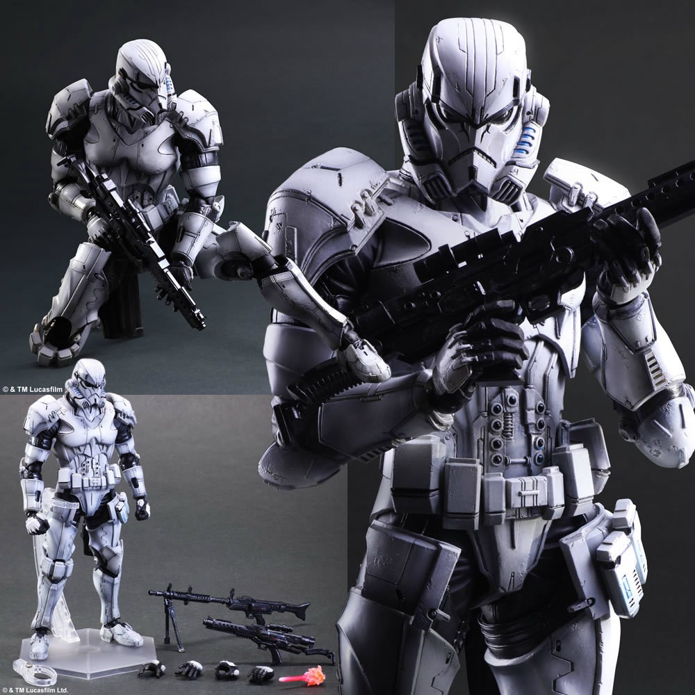 Star Wars Stormtrooper Variant Play Arts Kai Square Enix Modellino Giappone