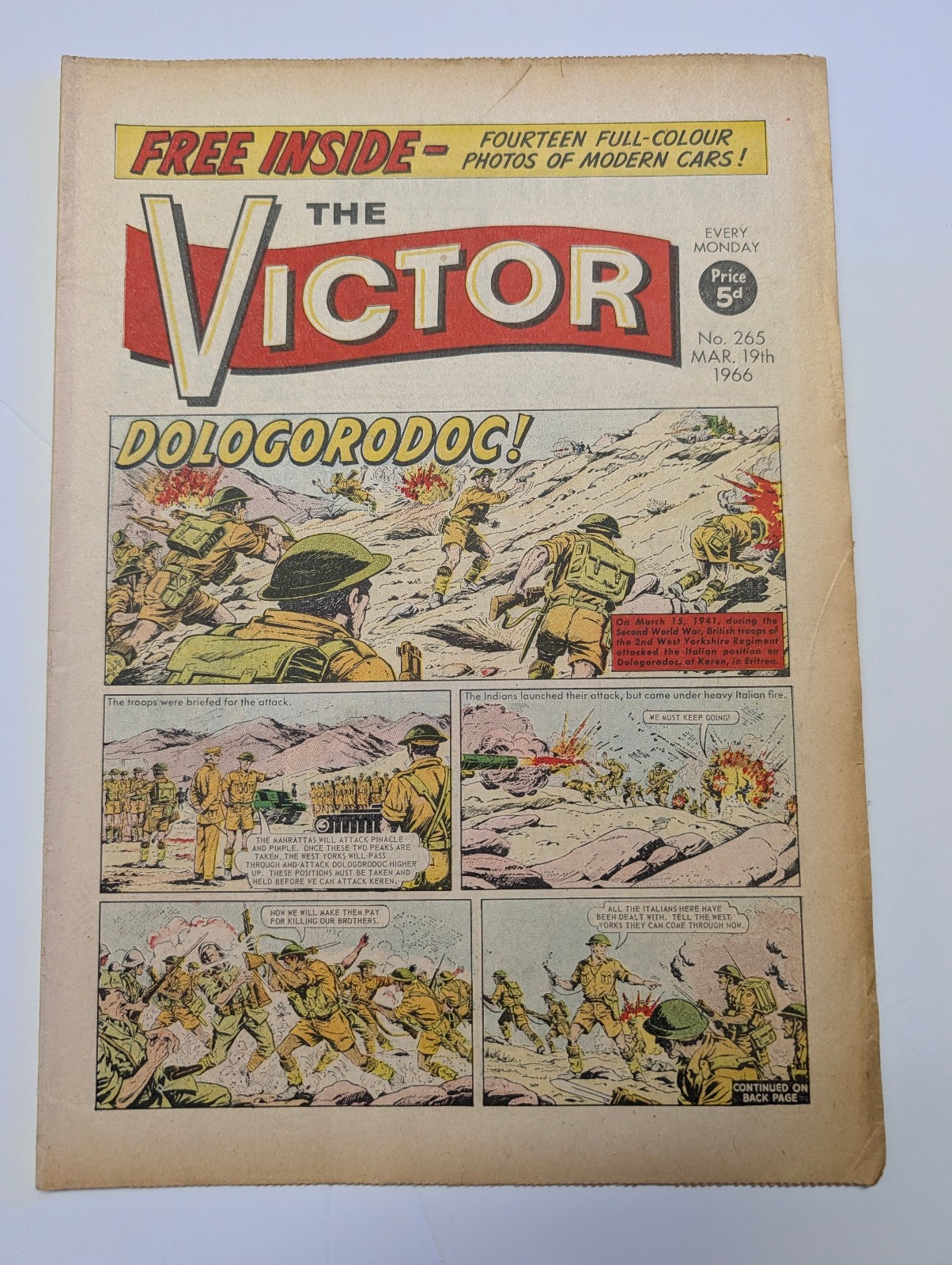 The Victor Comic, No 265, March 19th 1966.