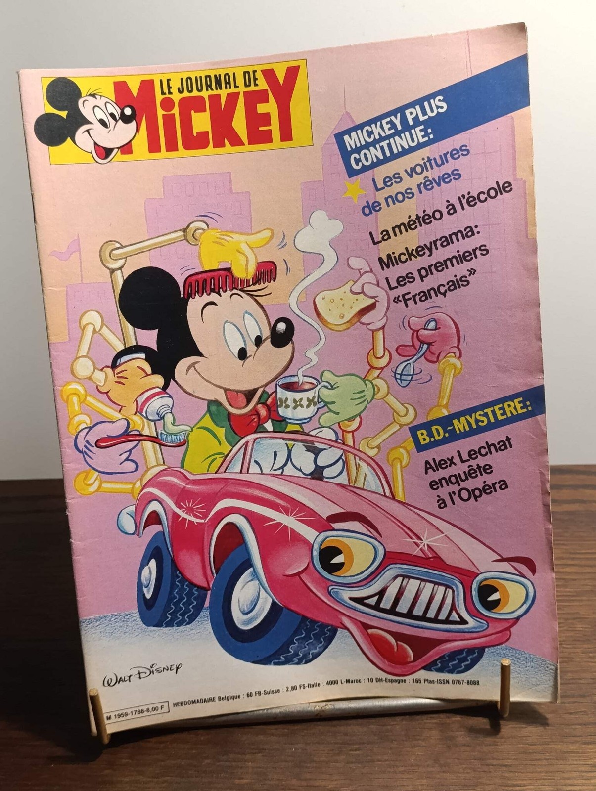 Le Journal de Mickey n°1788 – Les voitures de nos rêves