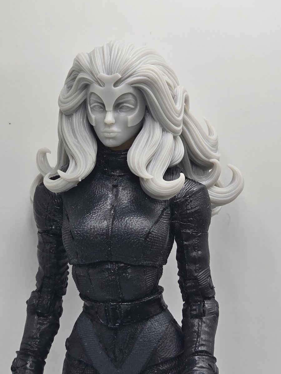 Stampa 3d Mutant Men POLARIS HEAD #1 7" 1:10 SELECT DC MULTIVERSE