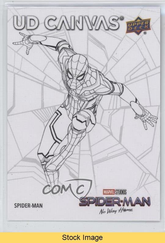 2023 Marvel Studios' No Way Home UD Canvas Spider-Man #C-35 schizzo LEGGI 0p0t
