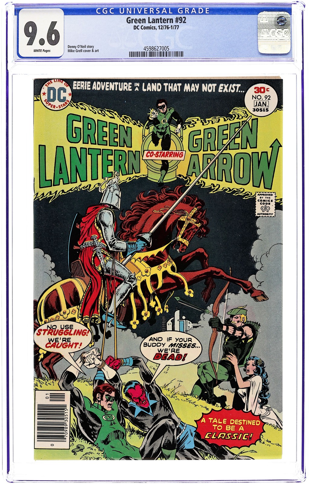 Lanterna Verde #92 CGC 9.6 1977 4598627005