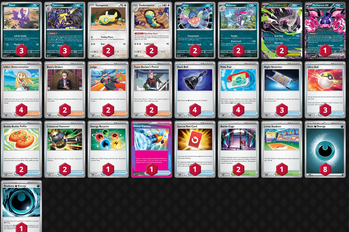 POKEMON COMPETITIVO TCG MAZZO CONFUSIONE MEGA IDEA DARKRAI/TOXTRICITY!!!!!!!!!!!