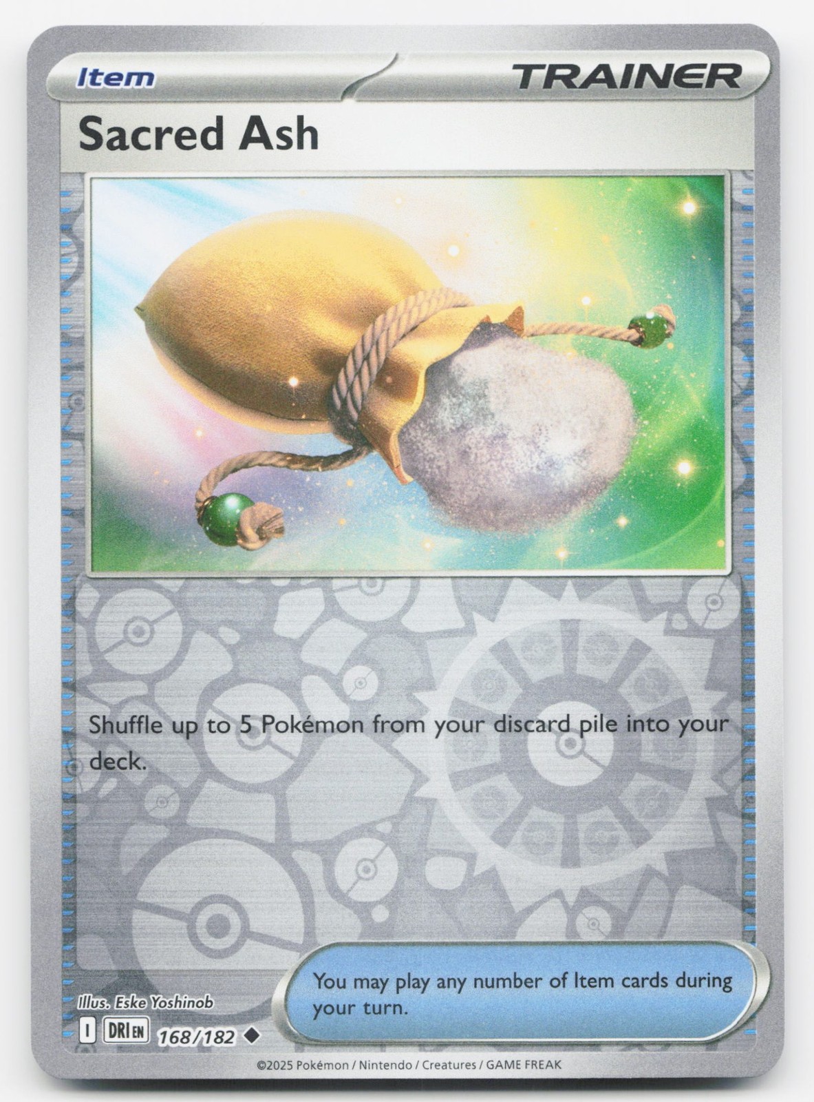 Sacred Ash Reverse Holofoil [DRI - 168/182] Uncommon Pokemon TCG
