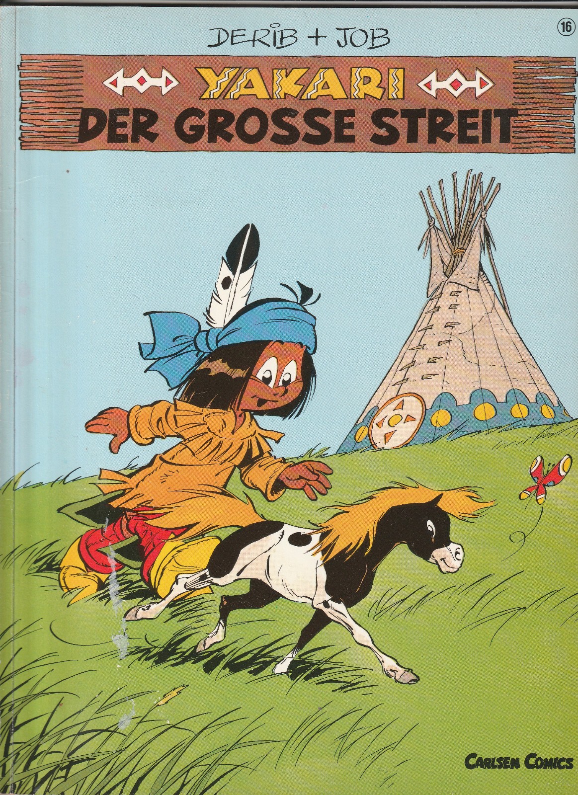✪ YAKARI #16 Il grande disputa, Carlsen 1991 COMICALBUM Z1-