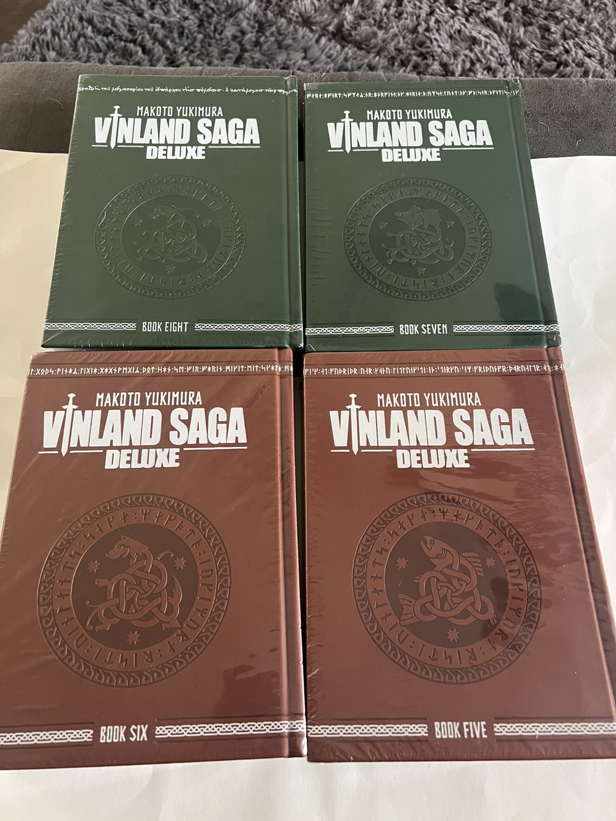 Vinland Saga DELUXE manga copertina rigida vol.  5-8 Makoto Yukimura nuovo sigillato