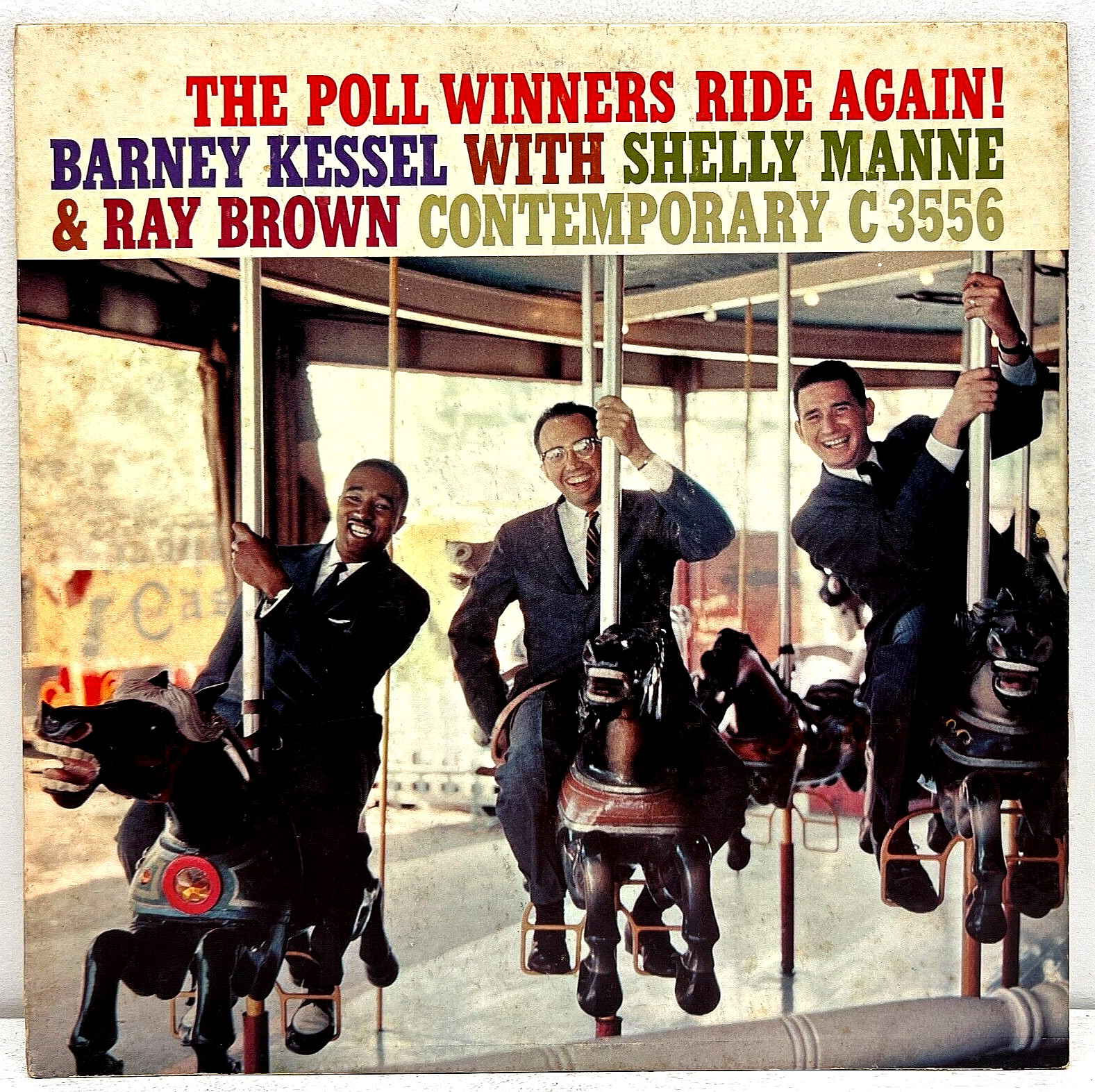 The Poll Winners Ride Again 1958 Vinyl Contemporary Records 1st Press Mono C3556