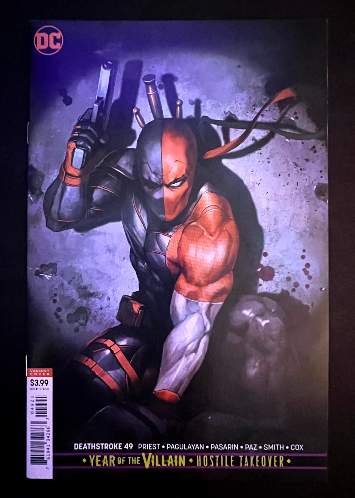 DEATHSTROKE #49 Hi-Grade Stephen Segovia Variante Anno del Cattivo DC 2020