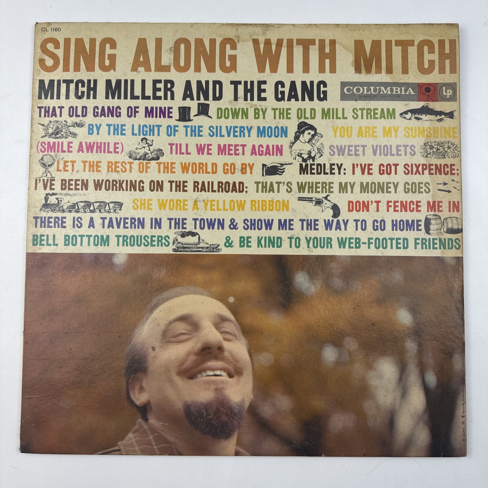 Sing Along With Mitch by Mitch Miller LP Vinyl Record Columbia CL 1160