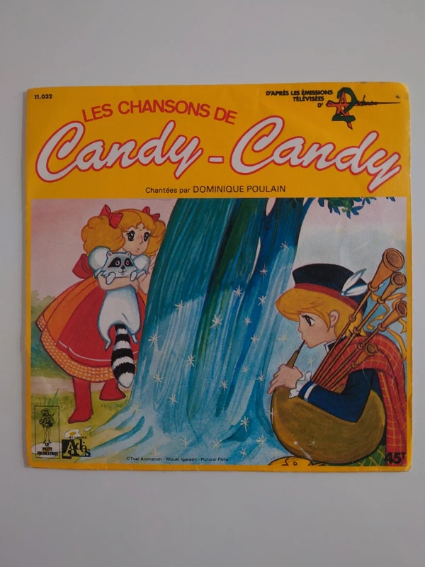 Candy Vinyle 45 tours du dessin-animé de A2