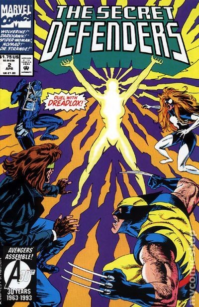 Secret Defenders #2 FN 1993 Immagine Stock