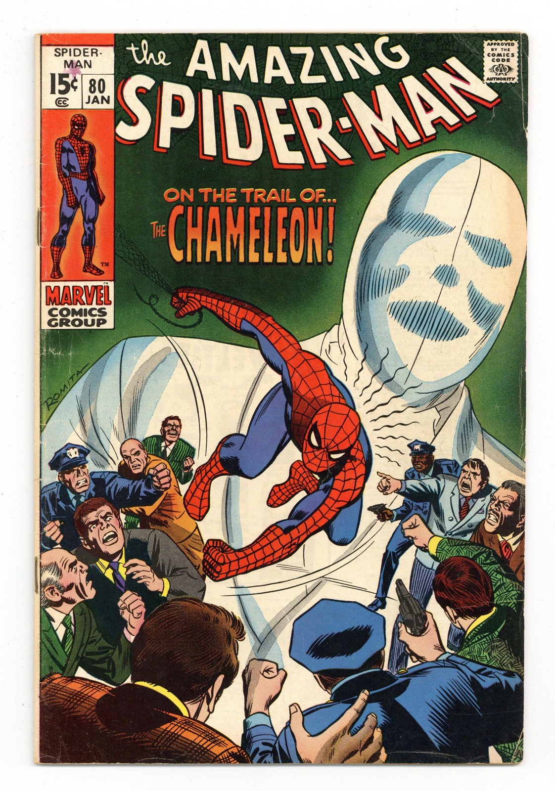 Amazing Spider-Man #80 VG- 3.5 1970