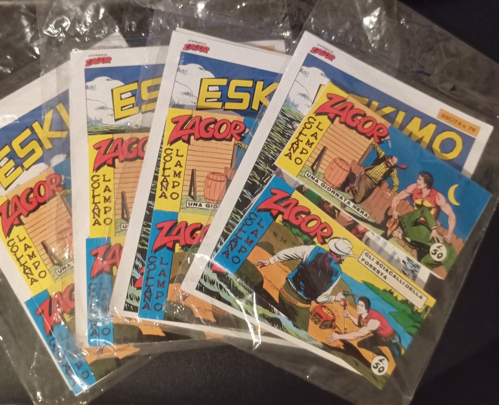 Zagor Le Strisce Uscita 79 Gazzetta dello Sport Sigillato Anastatica