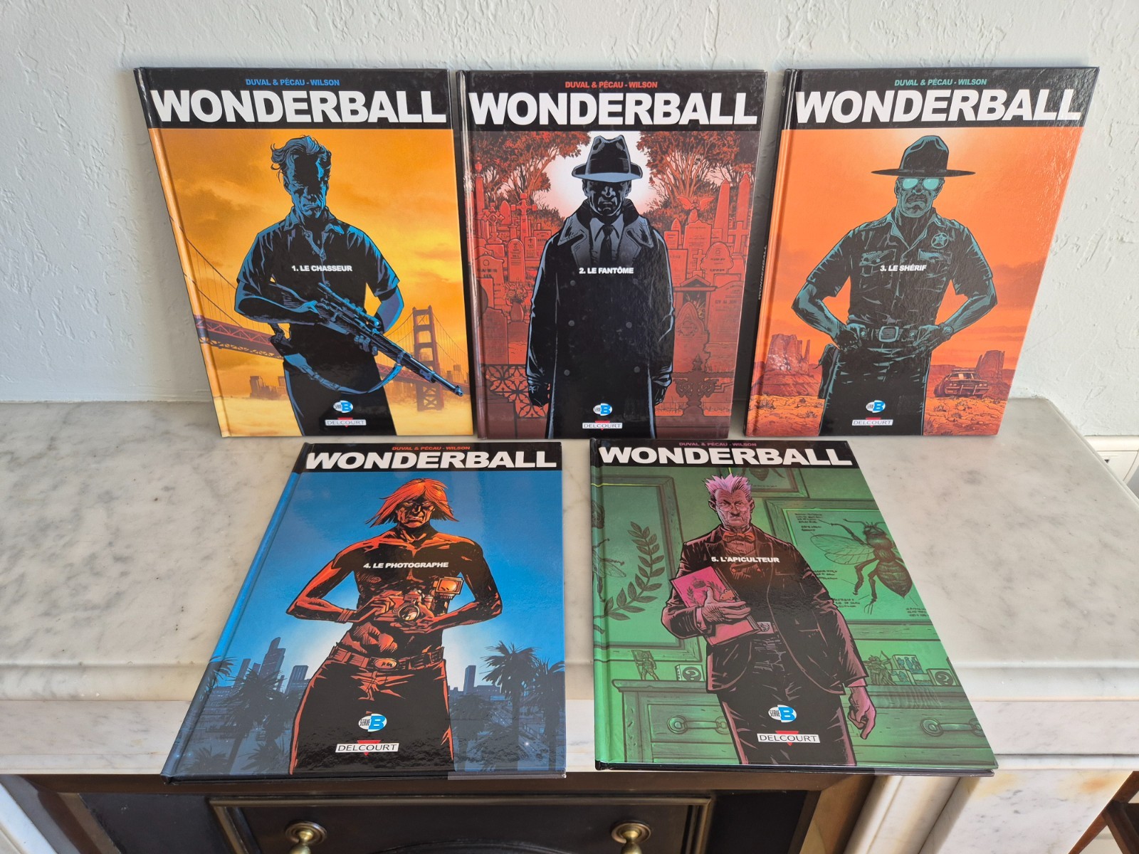 Lot 5 EO BD série complète Wonderball - TBE