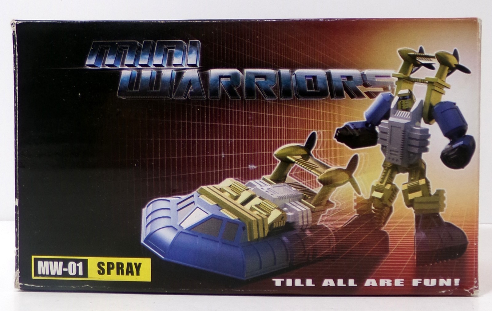 Mini Warriors MW-01 Spray 3rd Party Figure Complete with Box