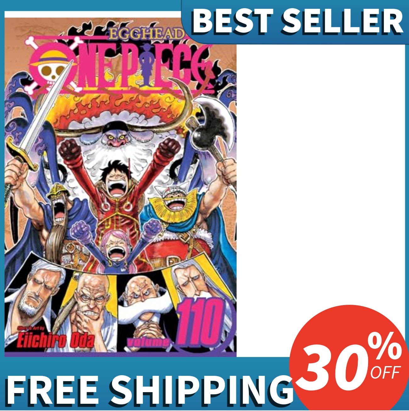 One Piece Vol 110 Paperback Manga Teen Young Adult Graphic Novel