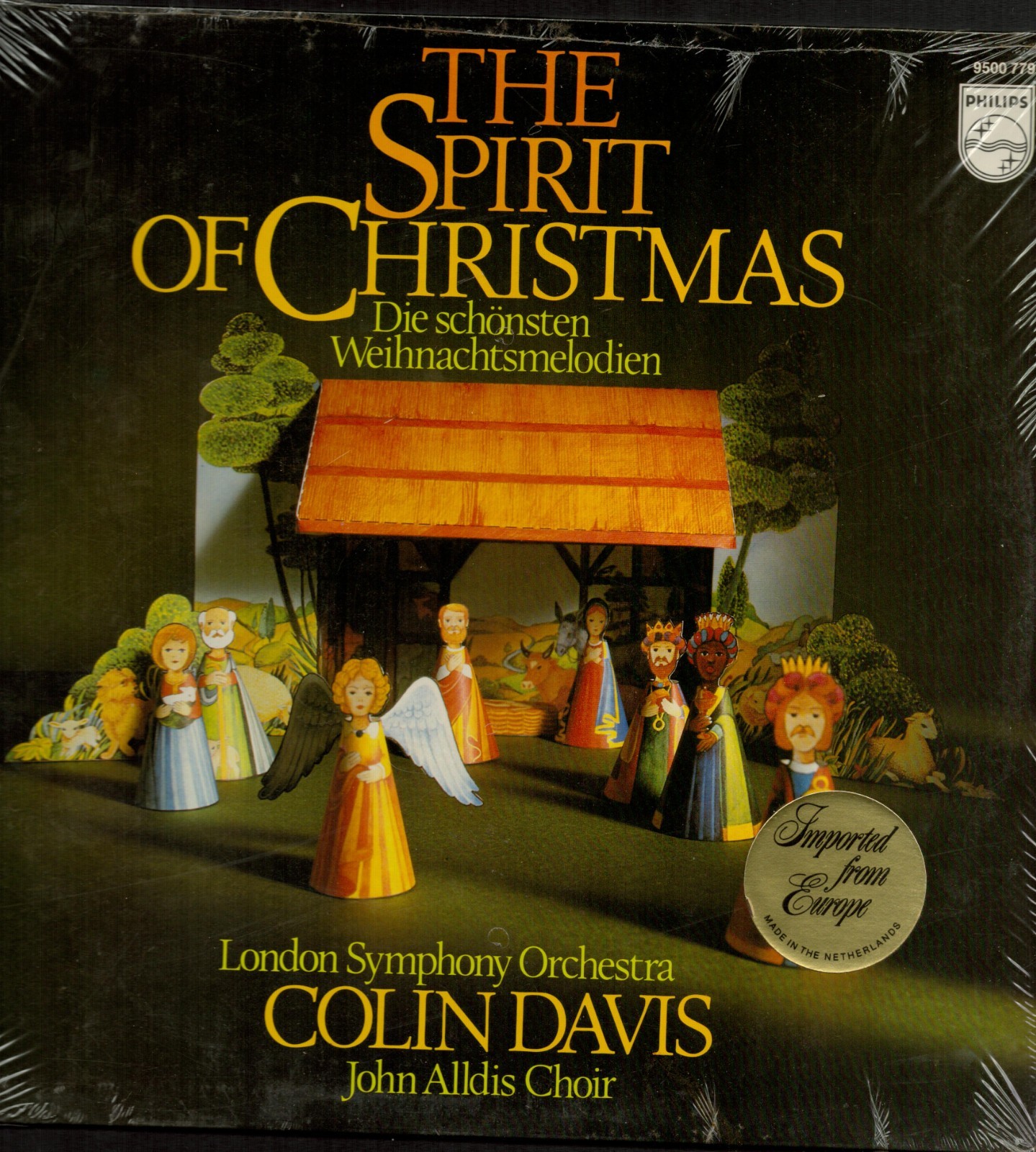 The Spirit of CHRISTMAS-Colin Davis/London Symphony-New Sealed Dutch Philips LP