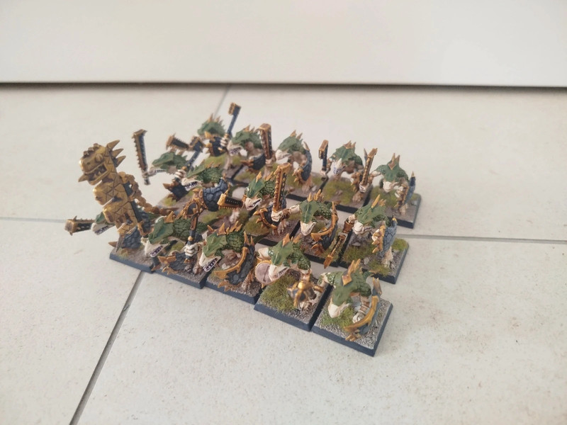 Warhammer The Old World - 15x Saurus Warriors