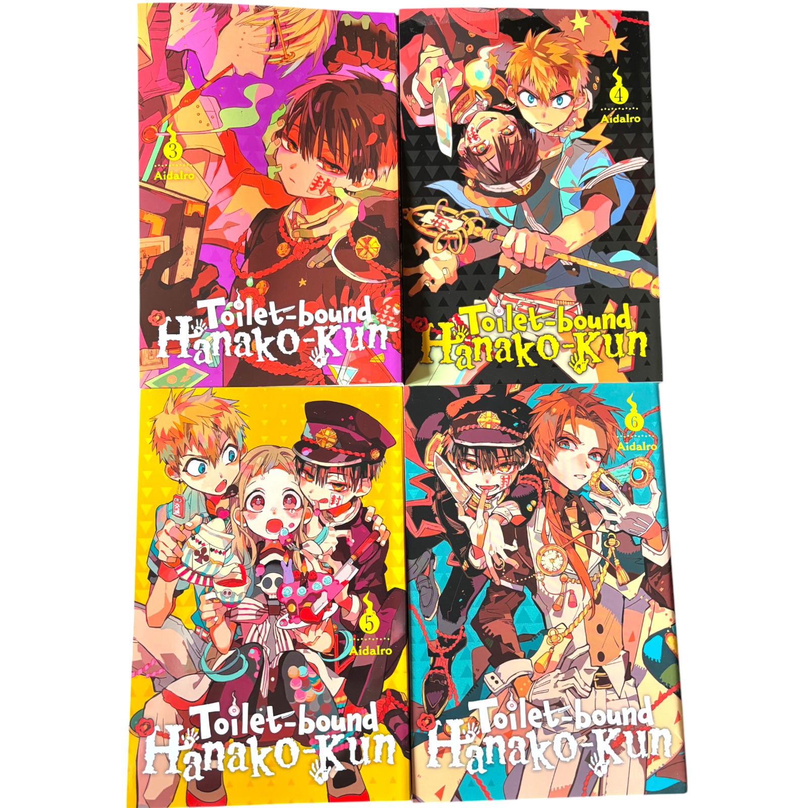 Toilet-Bound Hanako-Kun manga inglese lotto di 4 volumi 3-6 NUOVI