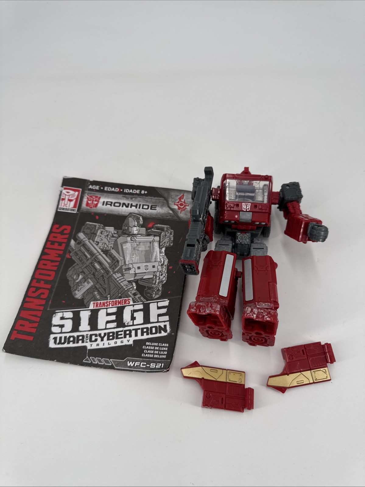 Transformers War For Cybertron Siege Ironhide completo