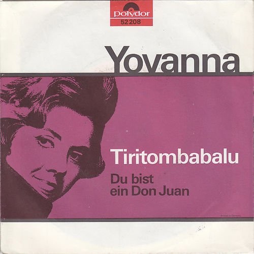 Yovanna - Tiritombabalu  (7", Single, Mono) (Near Mint (NM or M-)) - 3833230616