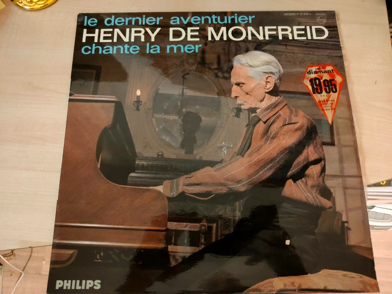 Henry De Monfreid - Le Dernier Aventurier Chante La Mer - Vinyle 33 tours