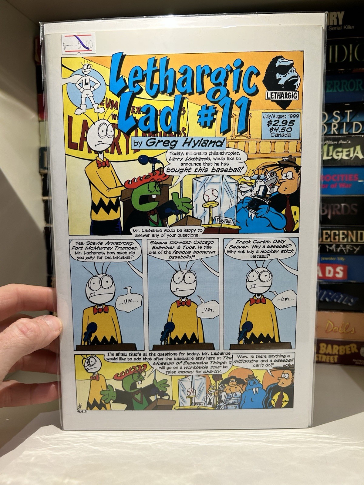 Letargic Lad #11 Vol. 2 fumetti letargici 1999 alta qualità