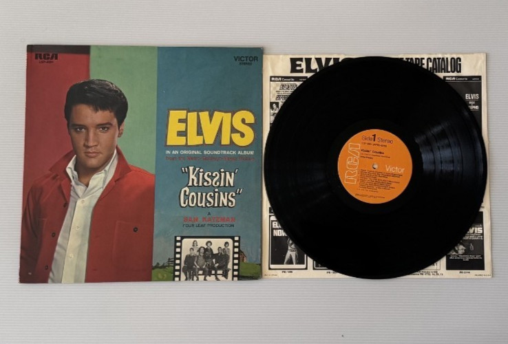 Elvis Presley - Kissin' Cousins Soundtrack LP Vinyl 1976 with catalog inner EX