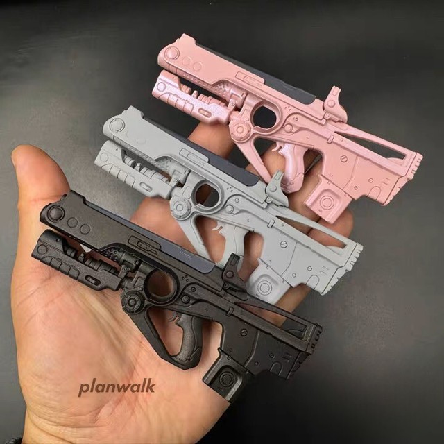 Modellino pistola arma personalizzata soldato guerriero per action figure 12" corpo 1/6 cool