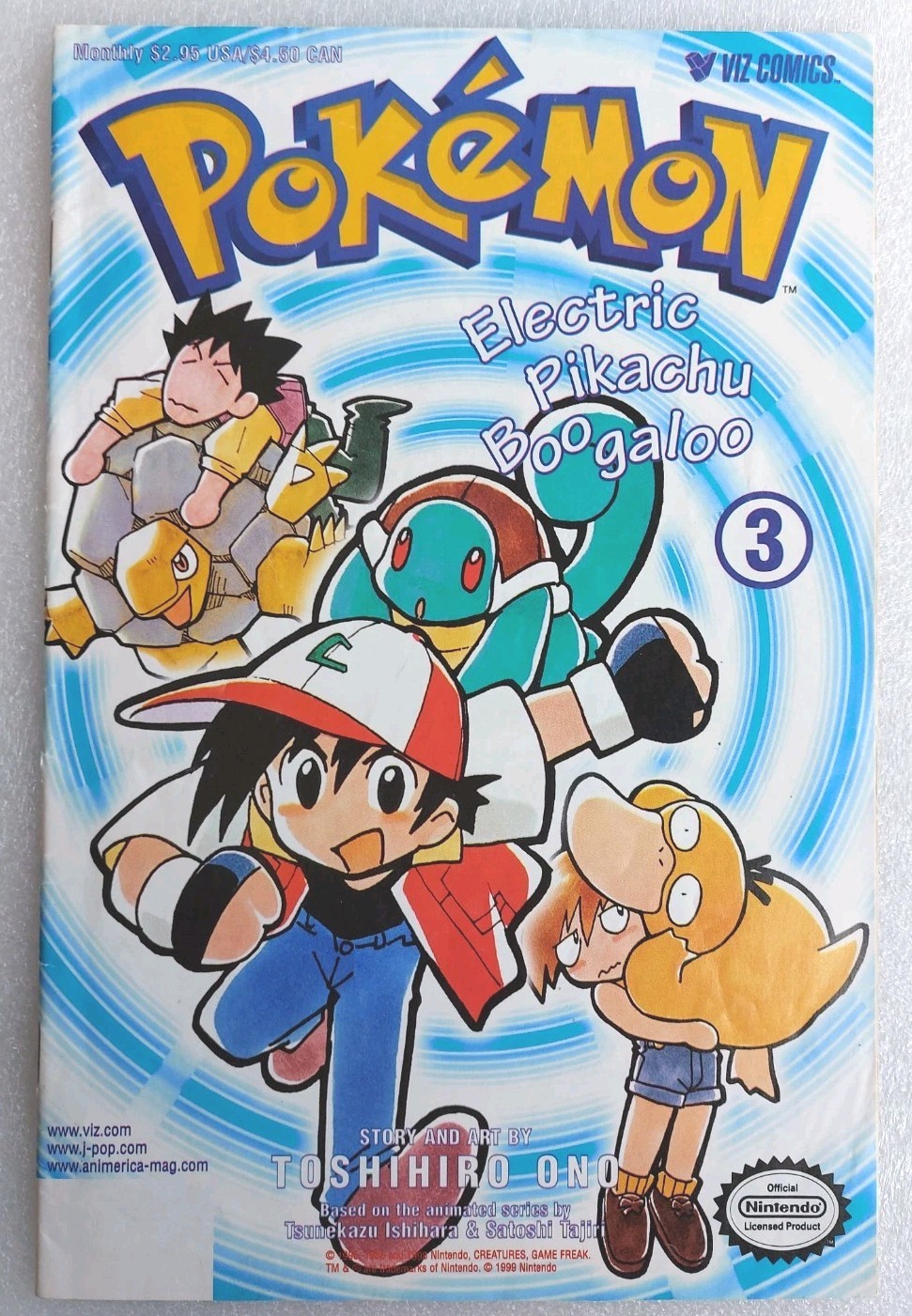 Pokemon Electric Pikachu Boogaloo #3 Viz Comics Nintendo 1999 Toshihiro Ono