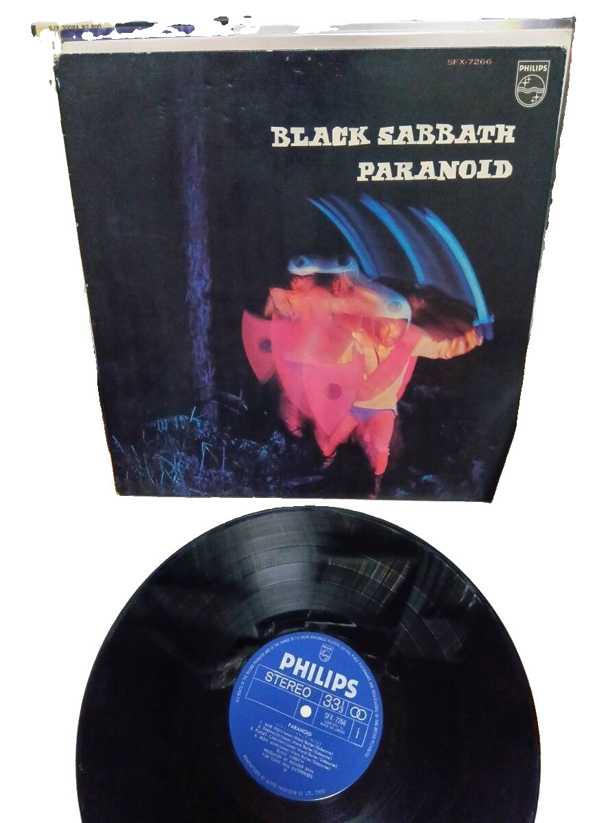 BLACK SABBATH PARANOID SFX-7266 JAPAN PHILIPS Gatefold Different Inside 