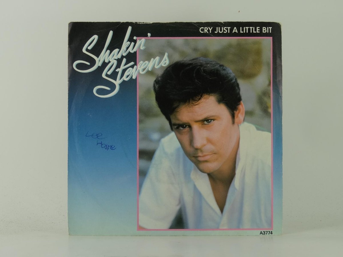 SHAKIN' STEVENS CRY JUST A LITTLE BIT (40) 2 Track 7" Single plus Picture Sleeve