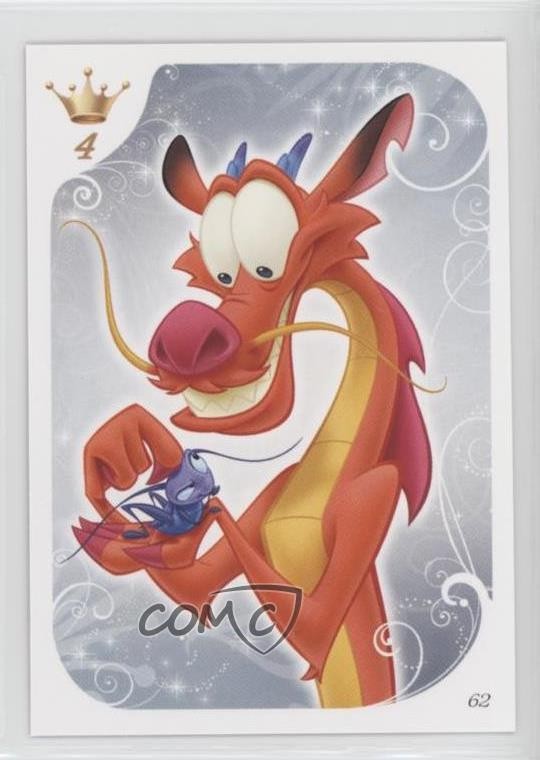 2014 Topps Disney Princess gioco di carte Mushu Cri-Kee #62 2rz